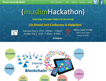 Tablet Screenshot of muslimhackathon.com